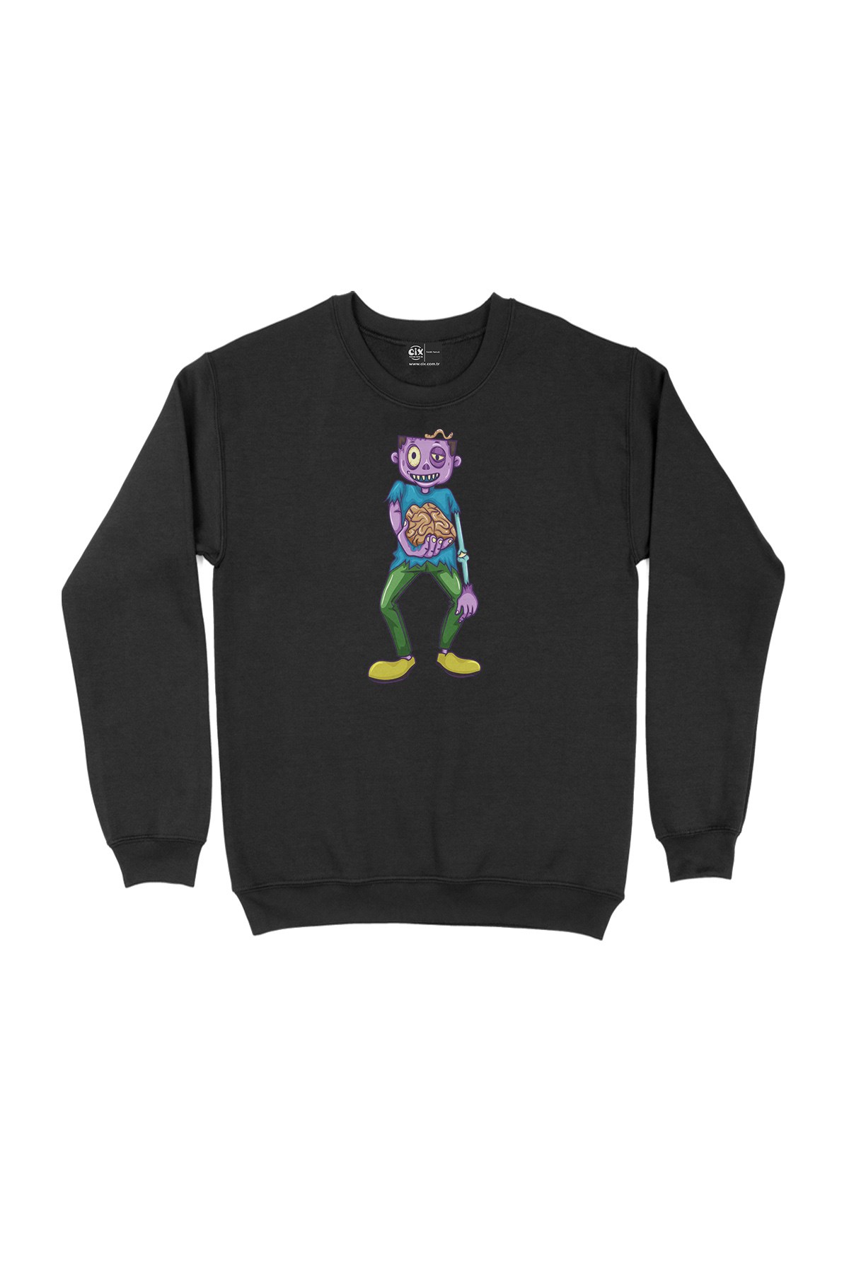 Zombies Boy Siyah Sweatshirt