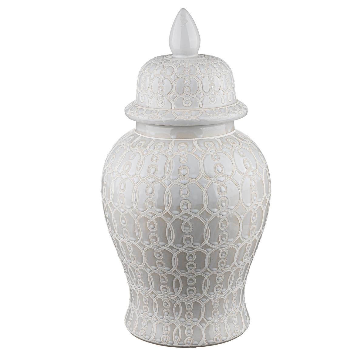 Beyaz Desenli Küp 26*50  cm
