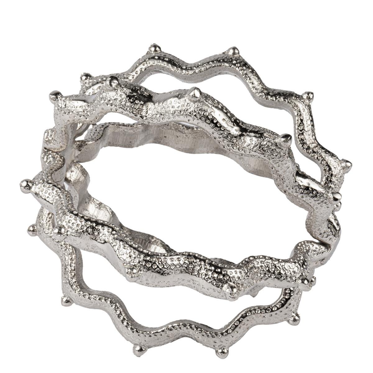 Antik Gümüş Halka Obje 15*15 cm