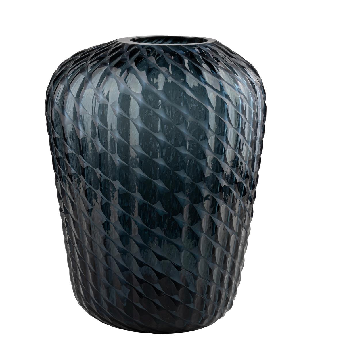 Gri Mavi Vazo 28*26*35 cm
