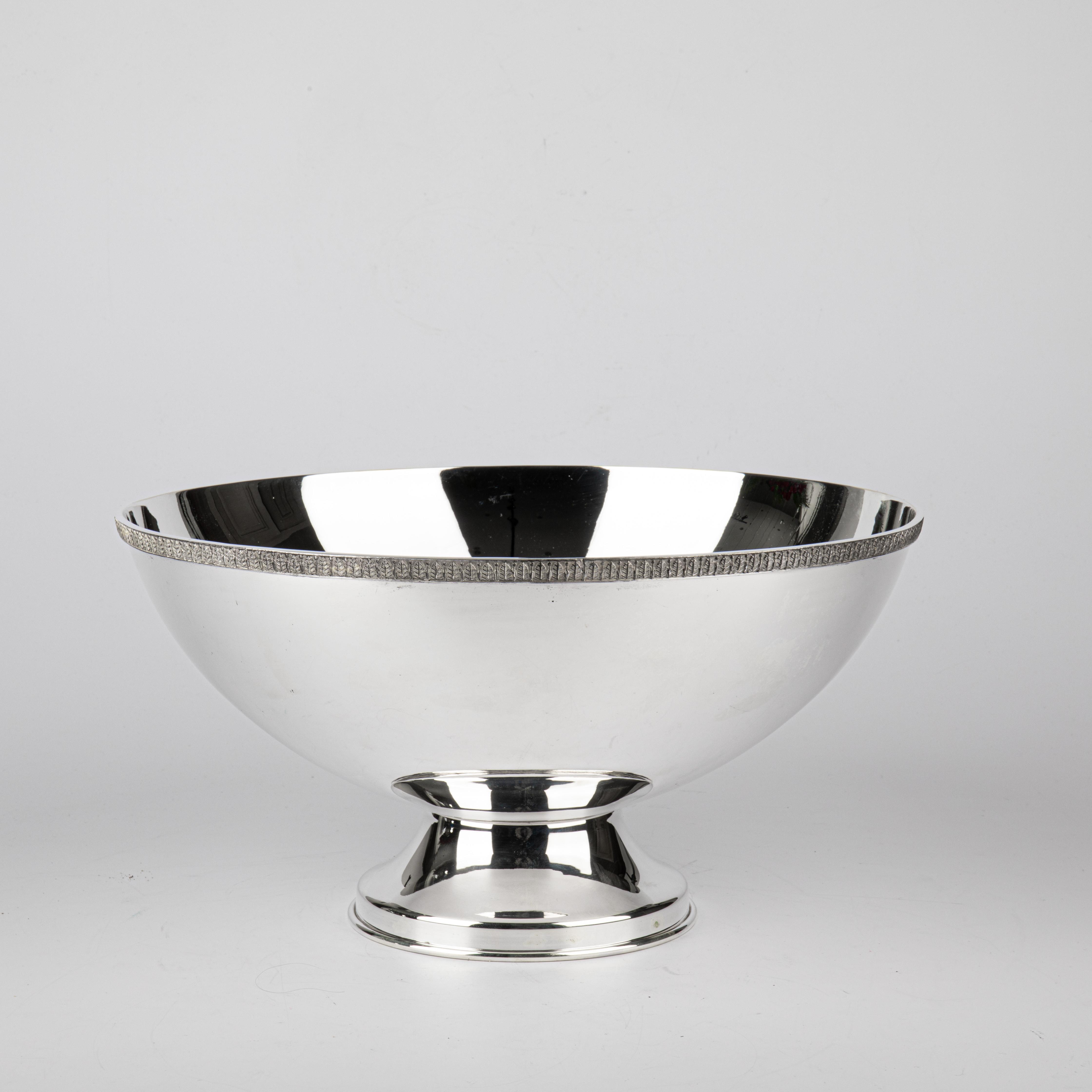 Malmezon Gümüş Ayaklı Bowl