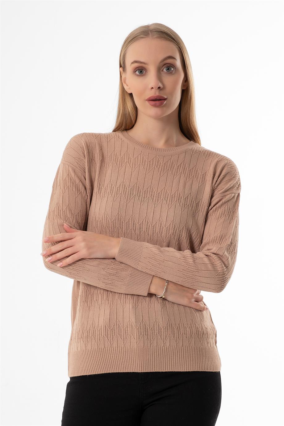 SIFIR YAKA BEJ BAYAN KAZAK 