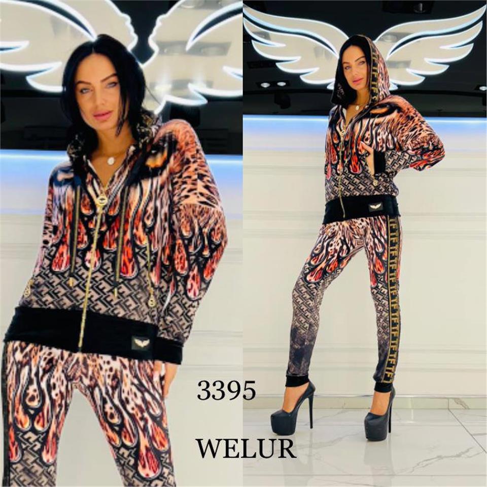 Karışık Desen İkili Takım - BEJ