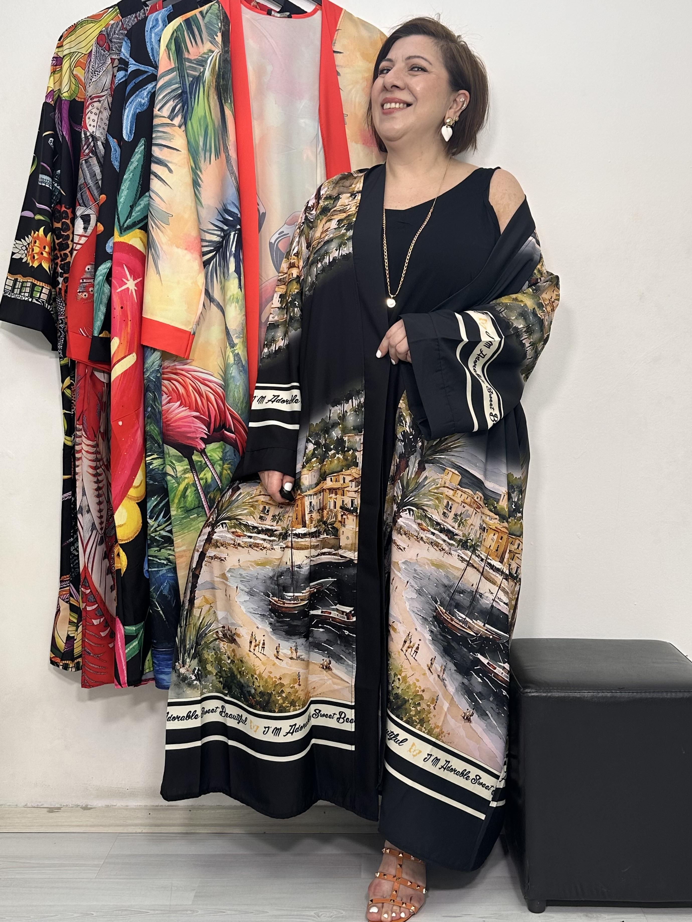 Yuka Kimono Manzara Desen