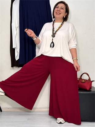 Feira Etek Pantolon Bordo