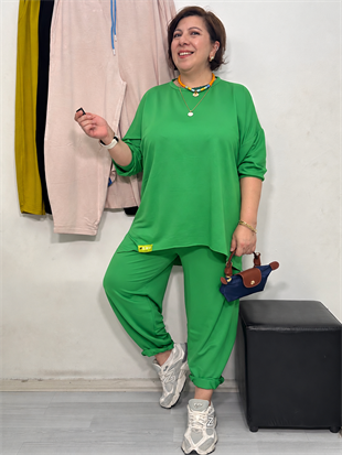 Retro Şalvar Takım Benetton Yeşil
