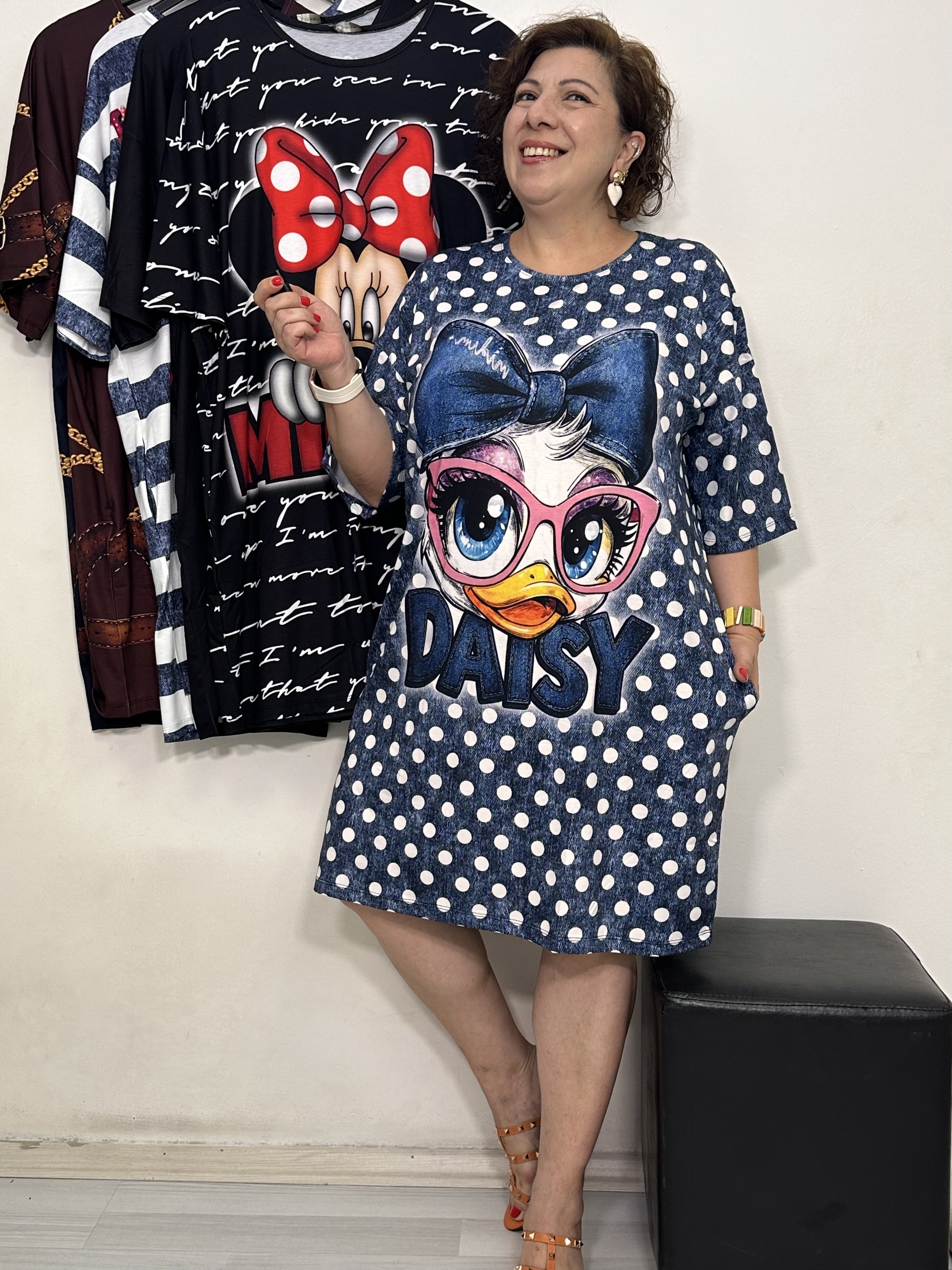 Capri Tunik & Elbise Daisy Desen