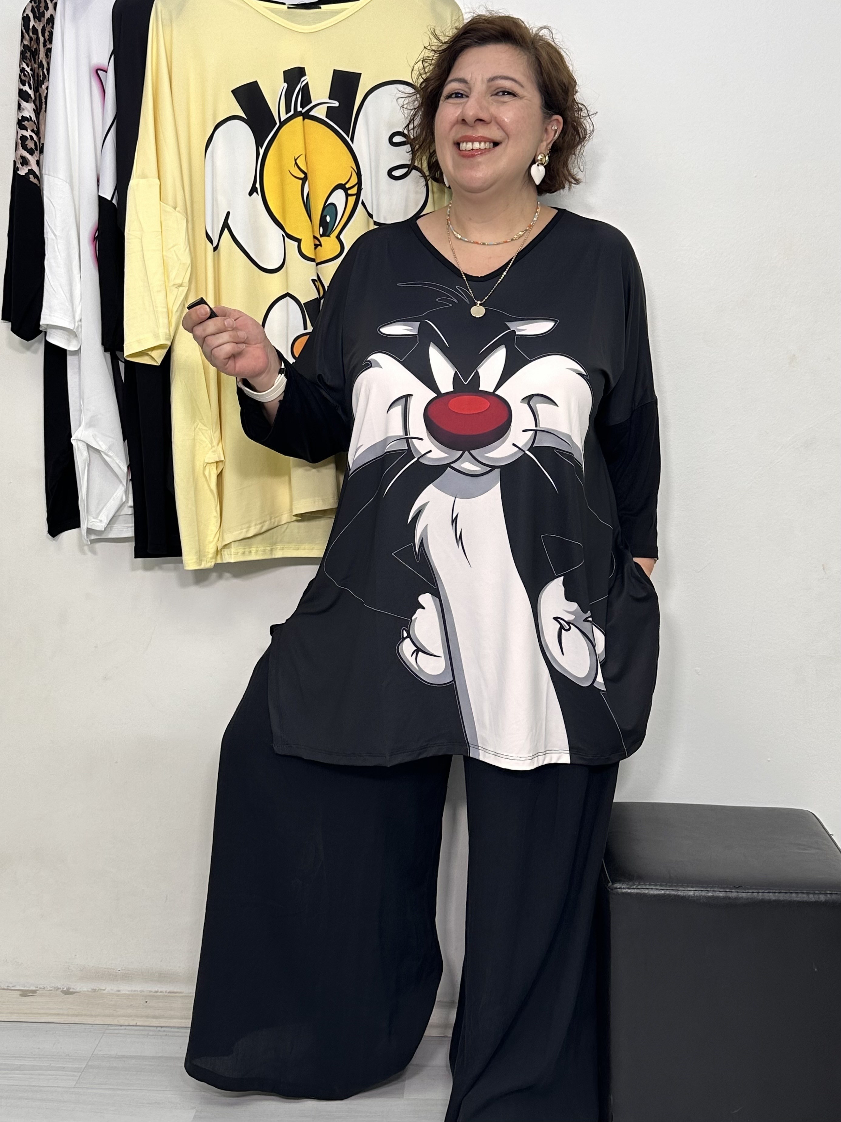 Cartoon Fakir Kol Tshirt Sylvester