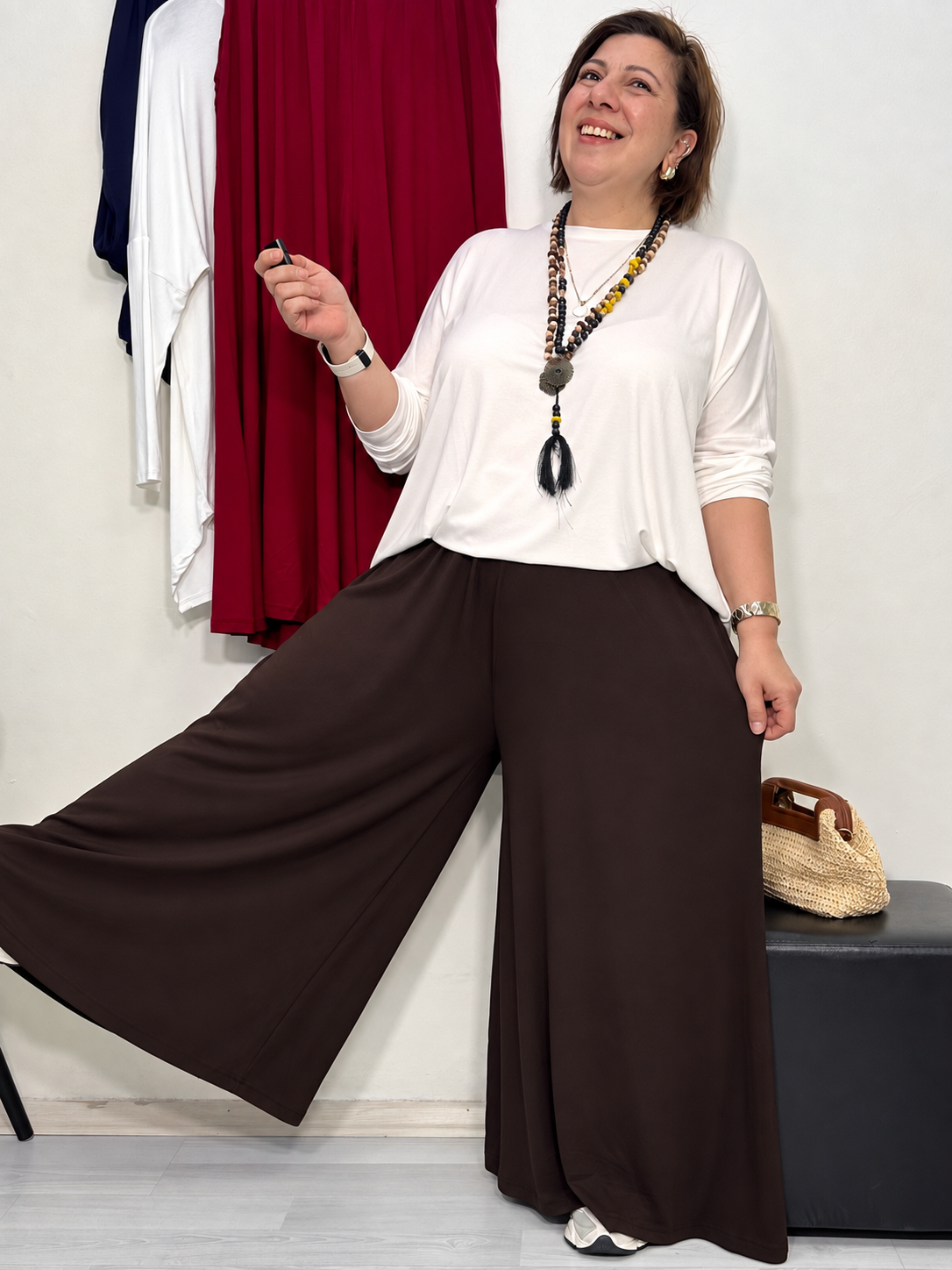 Feira Etek Pantolon Kahverengi