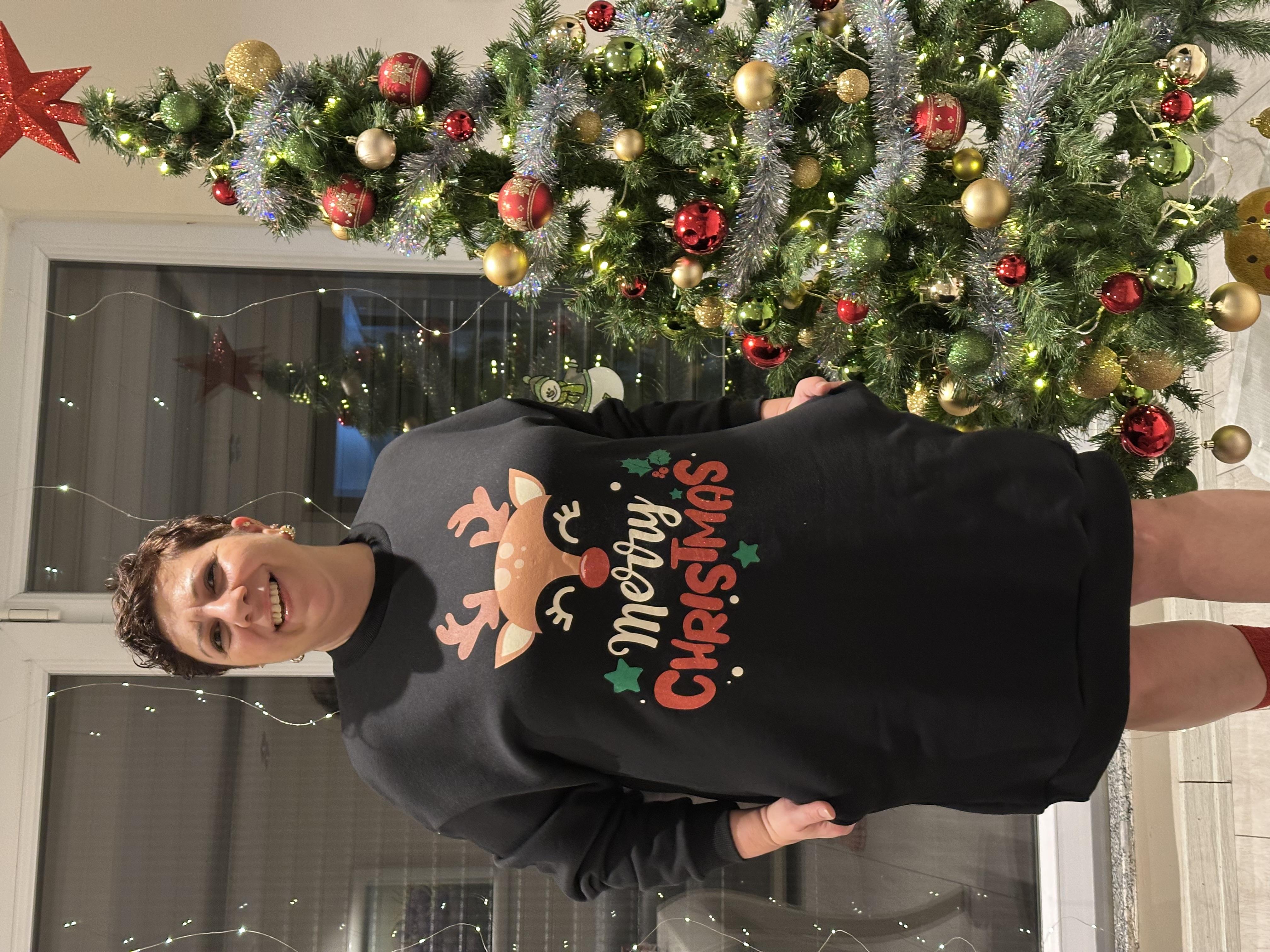 Merry Yılbaşı Temalı Sweatshirt & Elbise