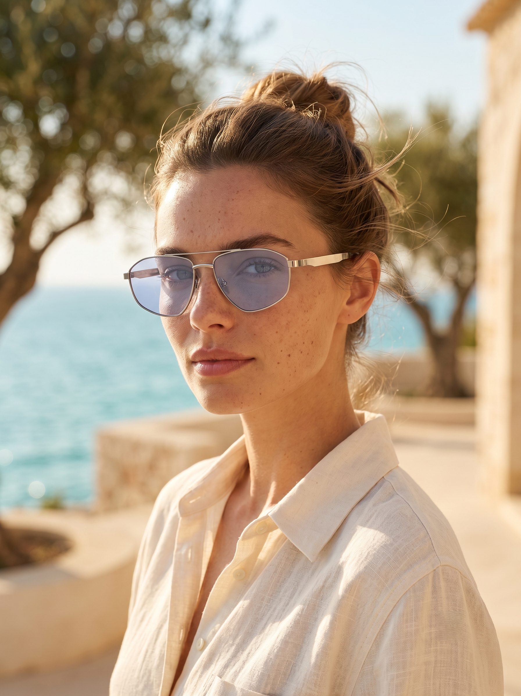 Ruby Silver Nude Photochromic Güneş Gözlüğü