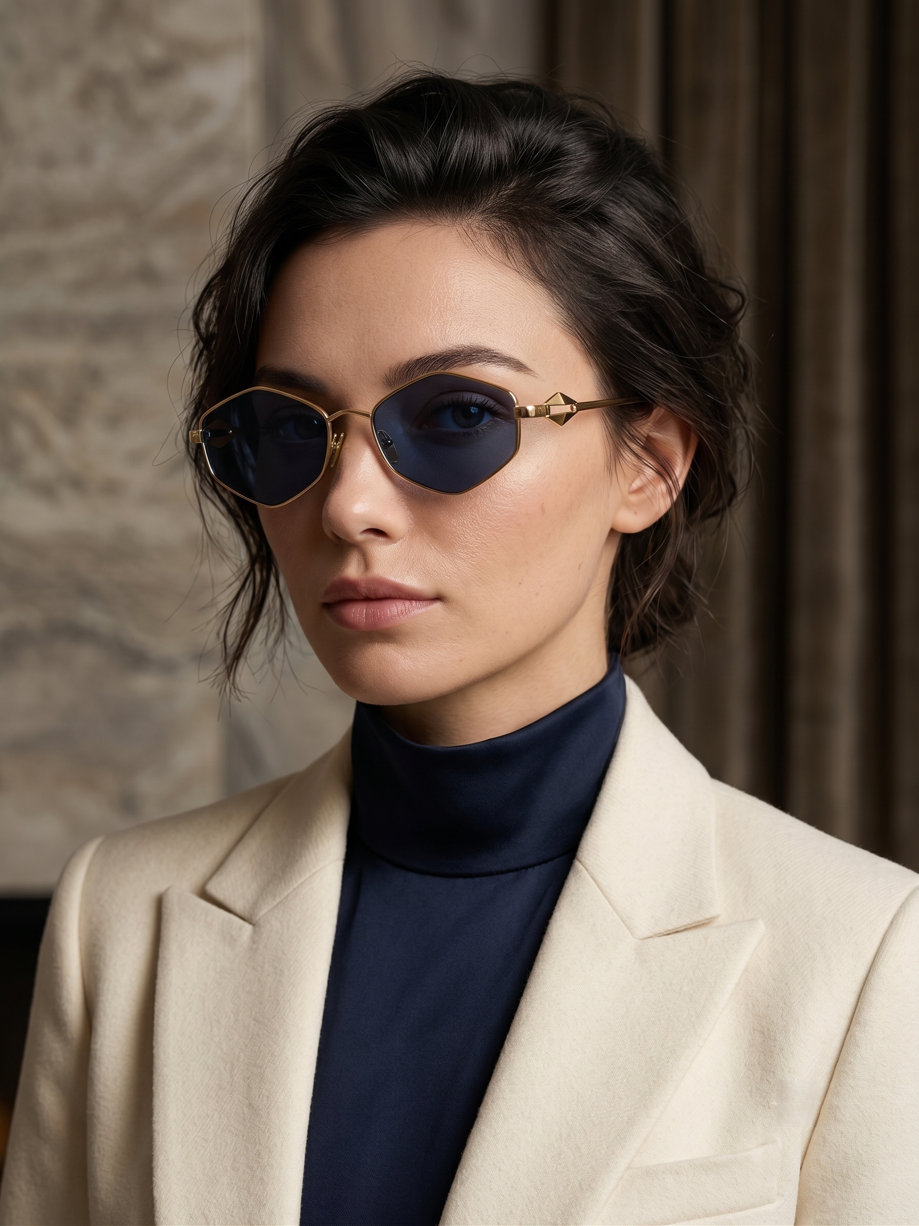Isabel Navy Blue Kadın Güneş Gözlüğü