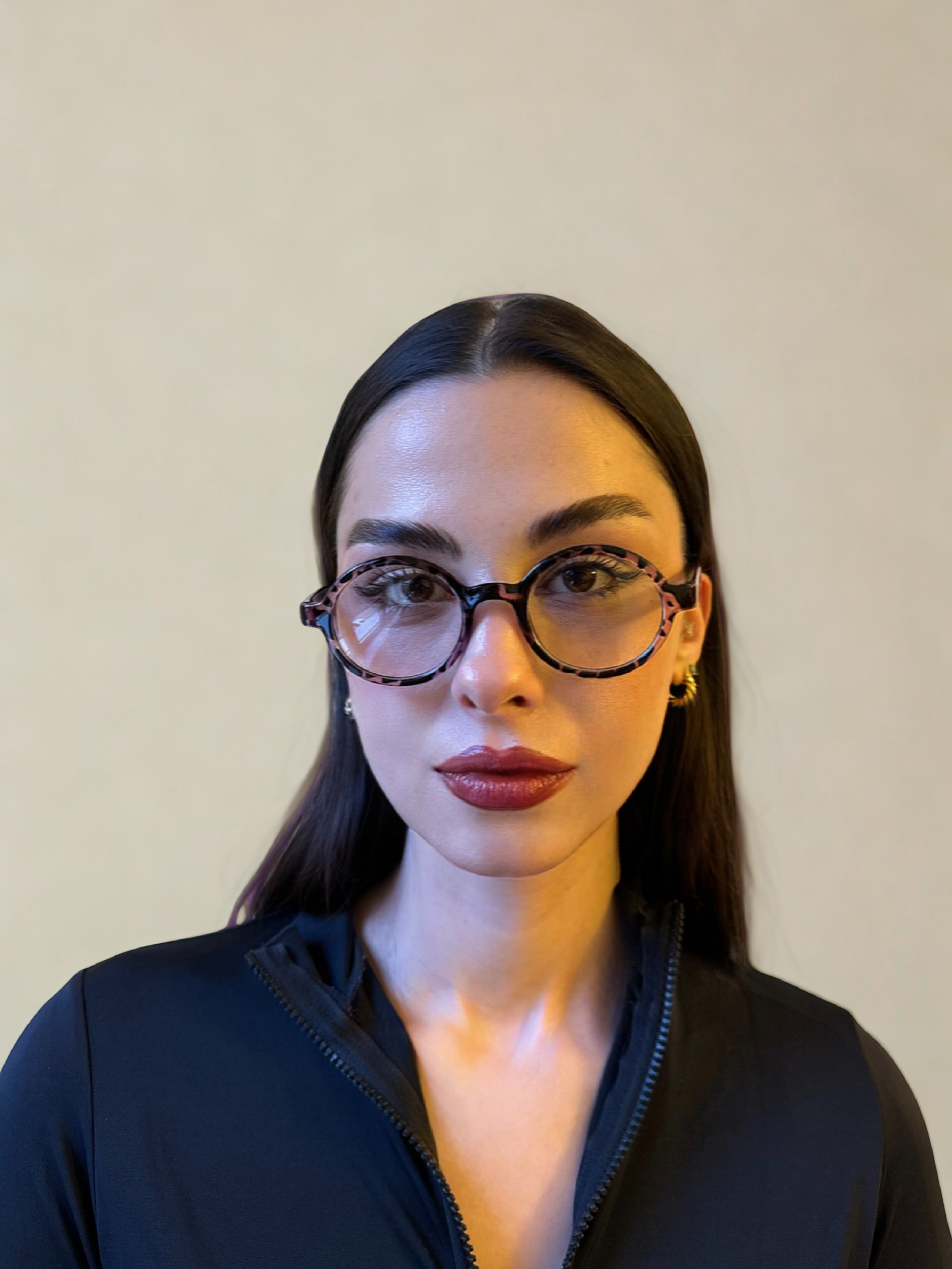 Mid Purple Blue Block Gözlük