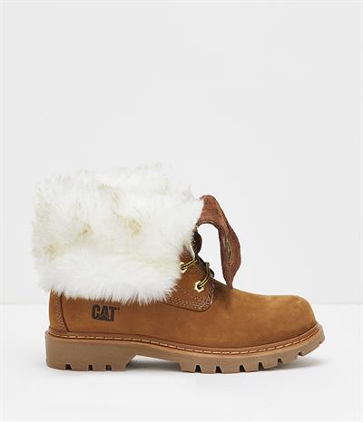Caterpillar UTAH FUR Kadın Sarı Nubuk Bot