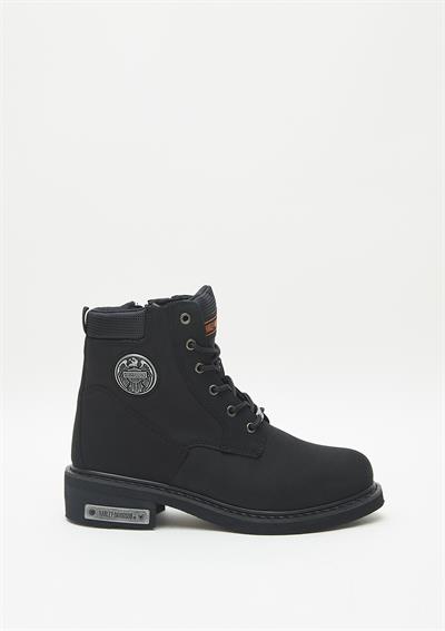 Harley-Davidson JIM Erkek Siyah Nubuk Bot