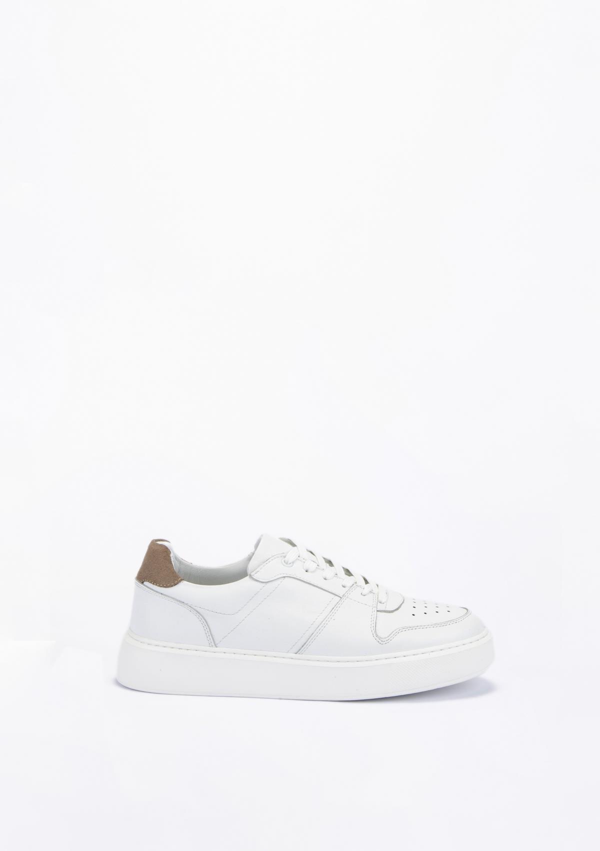 Uygun fiyatlı Erkek modeli Yeşil Kundura G13 Y279137 Erkek Beyaz Deri Ayakkabı