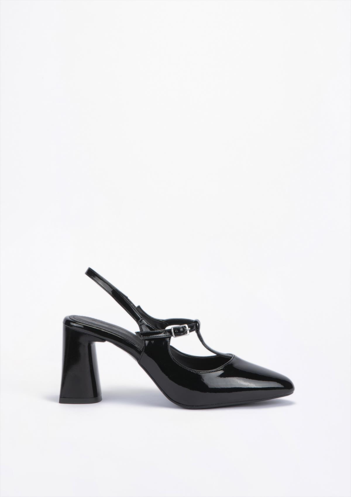 Uygun fiyatlı Kadın modeli Yeşil Kundura G13 Y459179 Kadın Siyah Suni Deri Ayakkabı