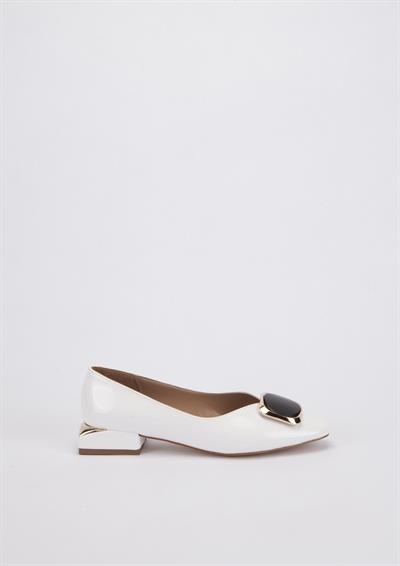 Yeşil Kundura T01 505-2267 Y23 Kadın Beyaz Ayakkabı