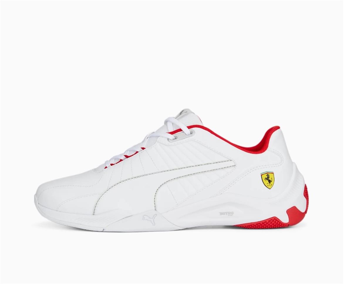 Puma Ferrari Kart Cat Nitro Erkek Beyaz Günlük Spor Ayakkabı - Fast Spor