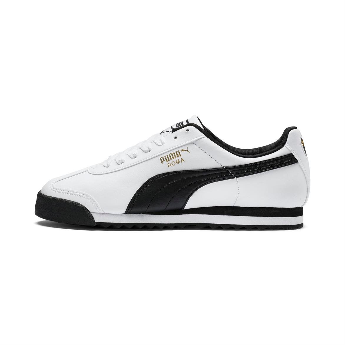 Puma Roma Basic Beyaz-Siyah Kadın Günlük Spor Ayakkabı - Fast Spor