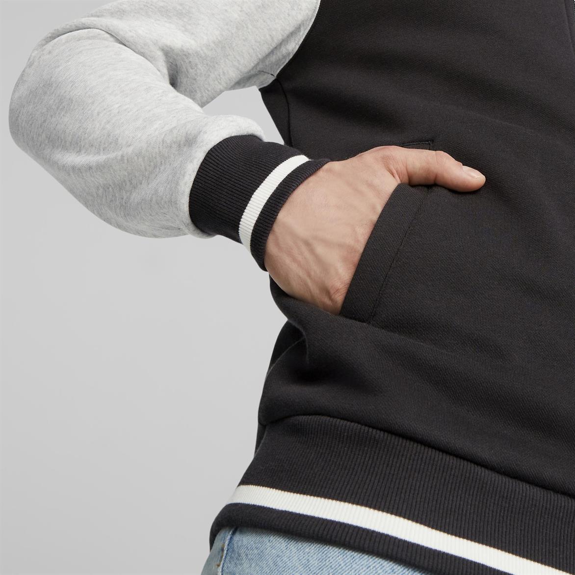 Puma black sales track jacket