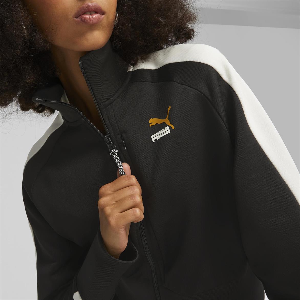 Puma T7 FORWARD HISTORY Track Jacket DK Siyah Kadın Fermuarlı Sweatshirt -  Fast Spor