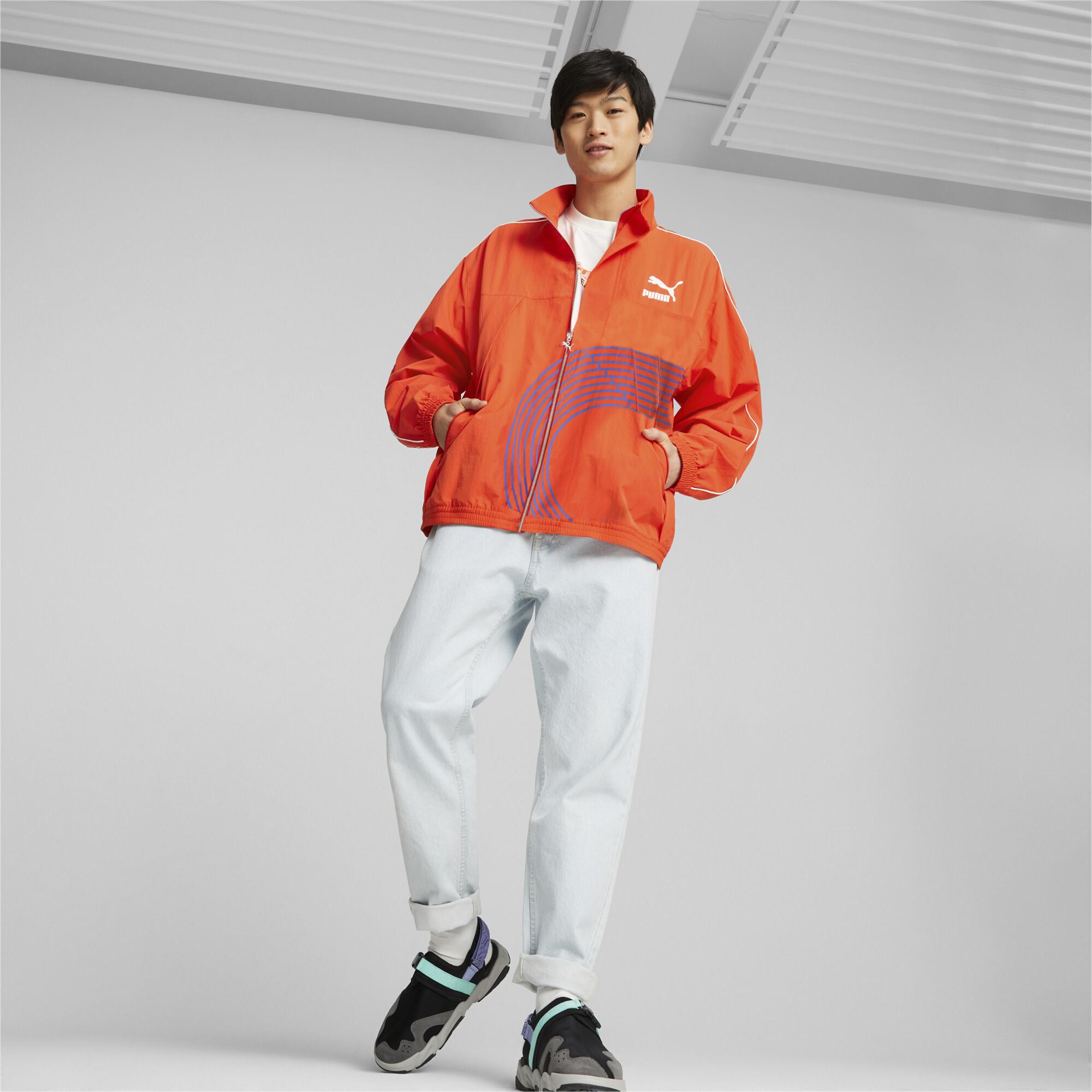 Orange hot sale puma tracksuit