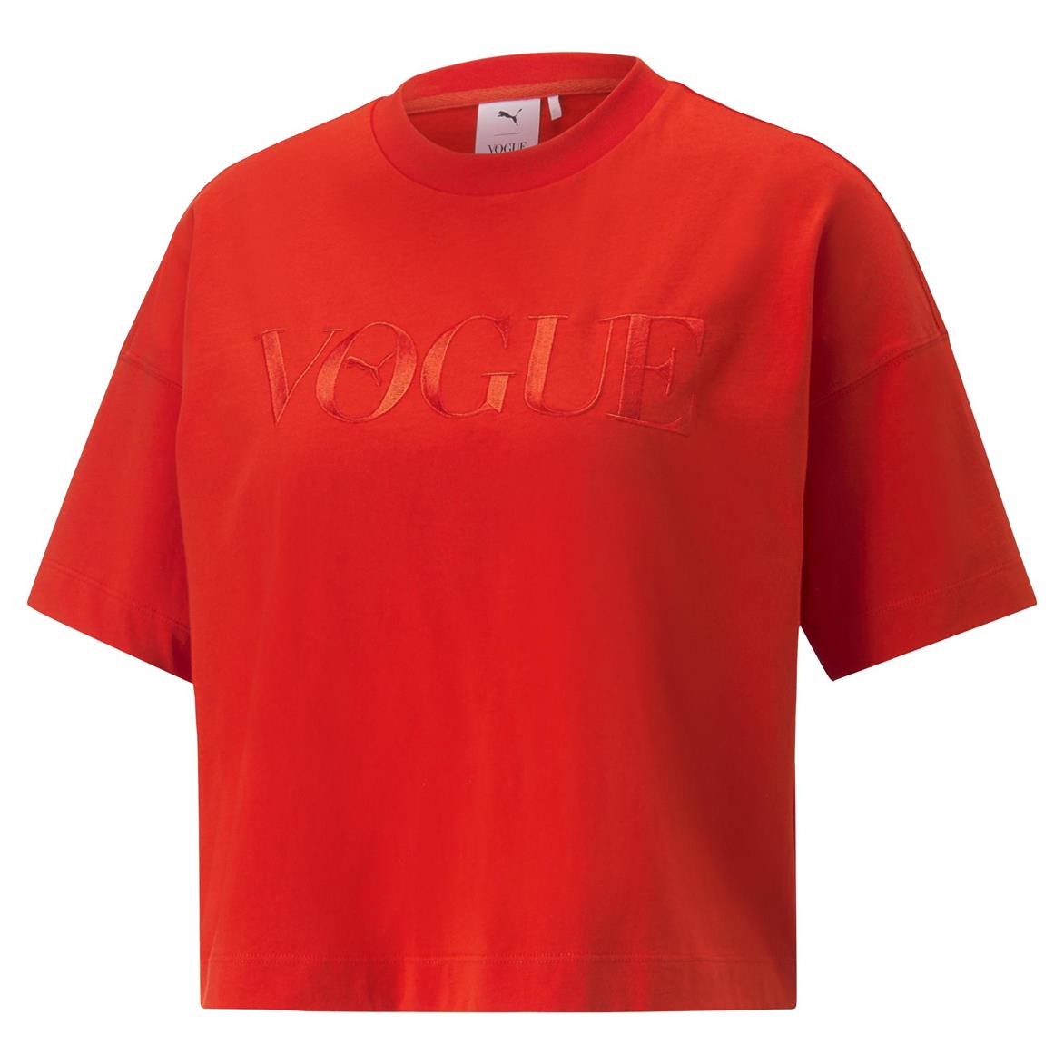 Puma X Vogue Graphic Tee Kırmızı Kadın T-Shirt
