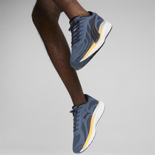 Puma Magnify Nitro Knit Gri Erkek Koşu Ayakkabısı - Fast Spor
