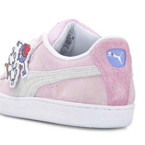 Grey and pink clearance puma suedes