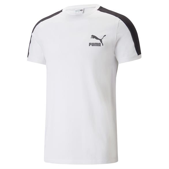 Puma T7 ICONIC Tee Beyaz Erkek/Unisex T-Shirt - Fast Spor