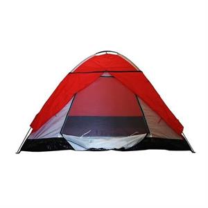  DFT 3 Kişi Tek Kat Kırmızı Çadır 220x200+70x130cm