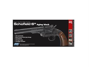 Asg Schofield 6 Siyah Toplu Havalı Tabanca 4.5mm (Pellet)