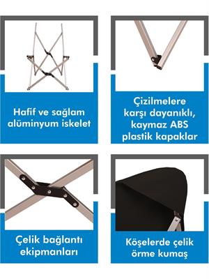 Box&Box Alüminyum Katlanabilir Kamp Sandalyesi