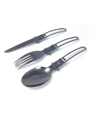 Campout Katlanır Kaşık Çatal Seti
