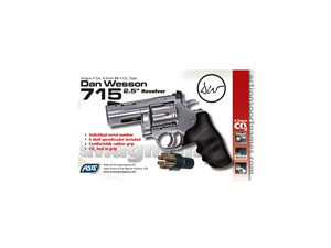 Dan Wesson 715 4.5mm BB Silver, 2.5
