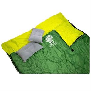 DFT Çift Kişilik(190+30)x145cm Yeşil -5°Uyku Tulumu