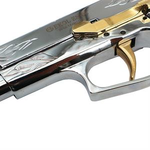 Ekol ES 66 Parlak Beyaz Altın İşlemeli 4.5mm Havalı Tabanca