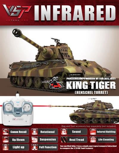 Infrared Series German Kıng Tıger Brown Camouflage