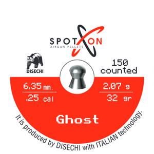 Spoton Ghost 6,35 mm Pcp Havalı Tüfek Saçması