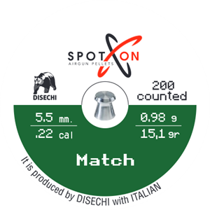 Spoton Match 5.5 mm Havalı Tüfek Saçması