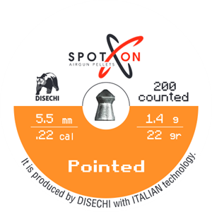 Spoton Pointed 5.5 mm Havalı Tüfek Saçması