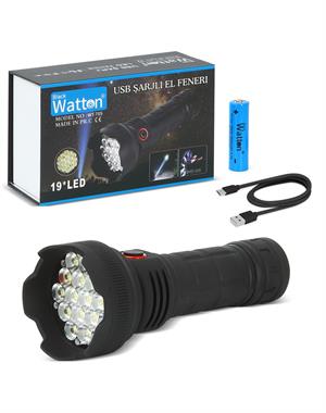 Watton 19 Led 5 Mod Geniş Açı El Feneri WT-705