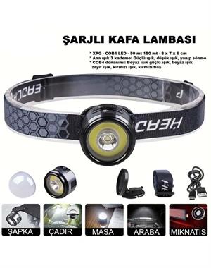 Watton Wt-618 7 Mod Şarjlı Kafa Ve Kamp Lambası 