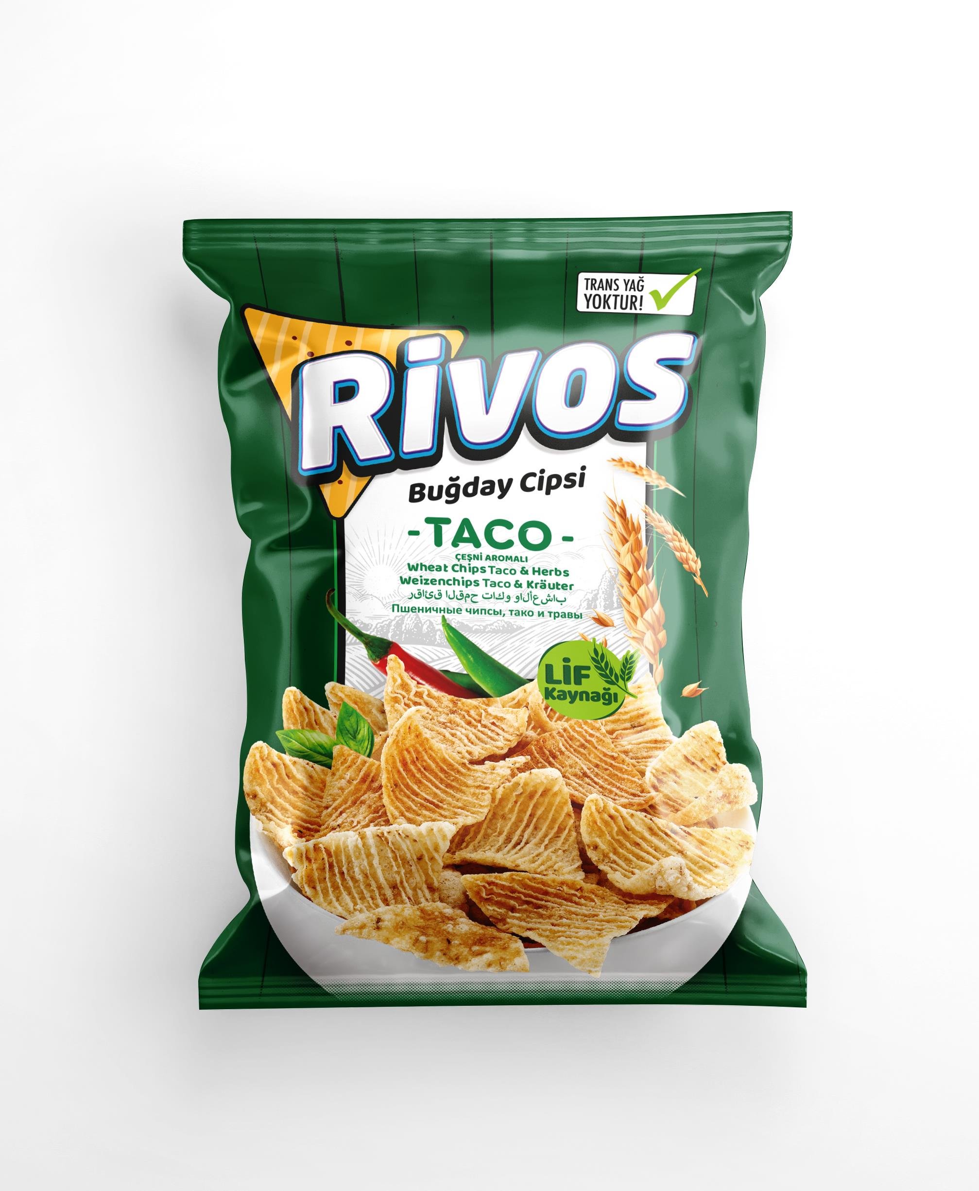 Haşiroğlu Rivos Buğday Cipsi ( Taco)