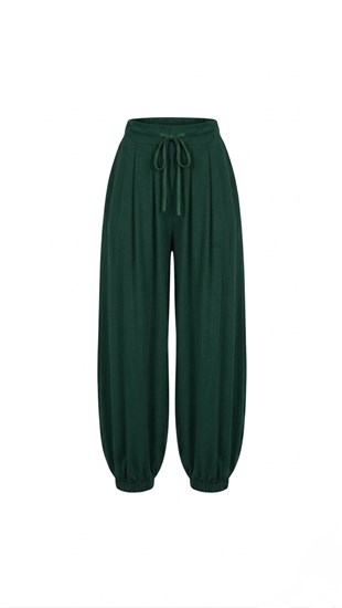 Dercos İp Kemerli Buzzy Yeşil Pantolon