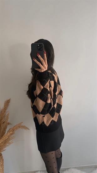 Kaylea Lüx Kalite Siyah Etek 