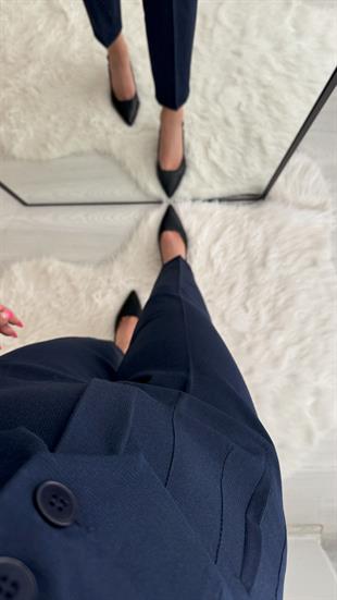 Premium kalite Pantalon Yelek Takım Lacivert Siyah