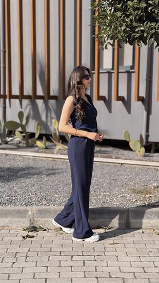 Sophie Düğmeli Yelek Lacivert