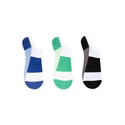 The Socks Company 3 Çift Desenli Erkek Babet Çorap